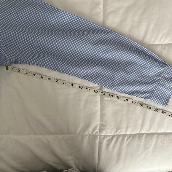Ralph Lauren Polo Mens Button Shirt Gingham Check Blue Pony Preppy Sz XL - Picture 5 of 7